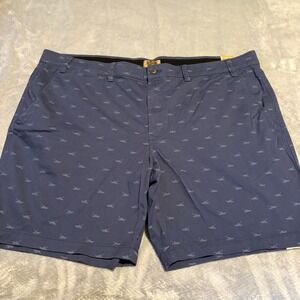 THE FOUNDRY SUPPLY CO MENS 54 AMERICAN NAVY RELAXED COMFORT STRETCH SHORTS CHINO